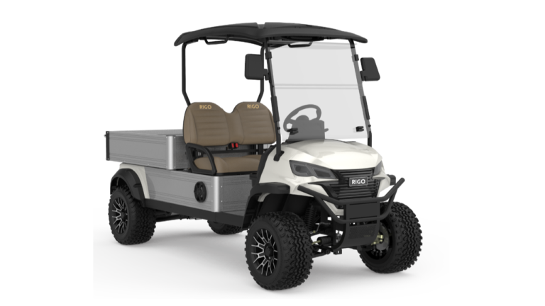 Гольф-кар RIGO белый электрический C500 багги