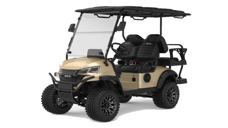 RIGO şampanya elektrikli L2+2 buggy golf arabası