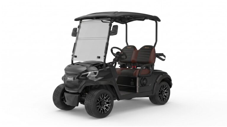 RIGO G2 Siyah elektrikli golf arabası 2 kişilik buggy