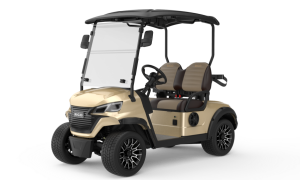RIGO G2 Bej elektrikli golf arabası 2 kişilik buggy ön