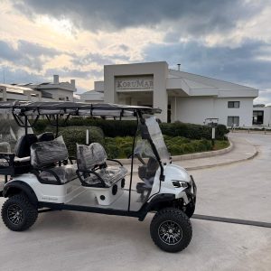 RIGO L4+2 White Elektrikli Golf Arabaları Sideways